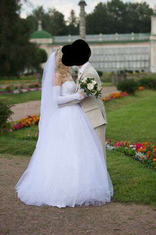Белое свадебное платье в Москве
