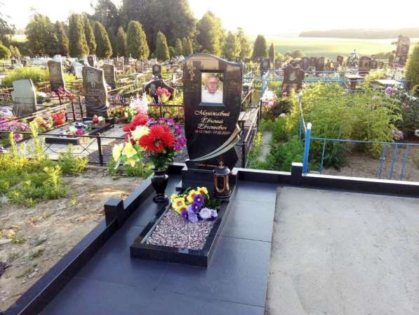 Памятники изготовление, художественное оформление, установка в фото 9