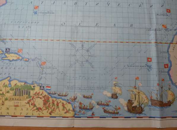 Карта настольной игры Пираты худ В.М. Голицын 1934 в Орле фото 6