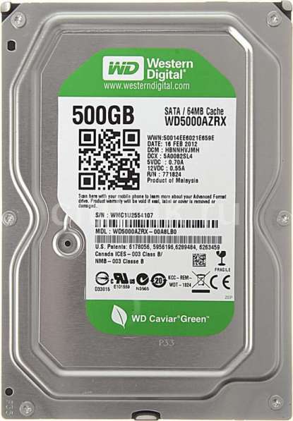 HDD 3,5" 500 ГБ