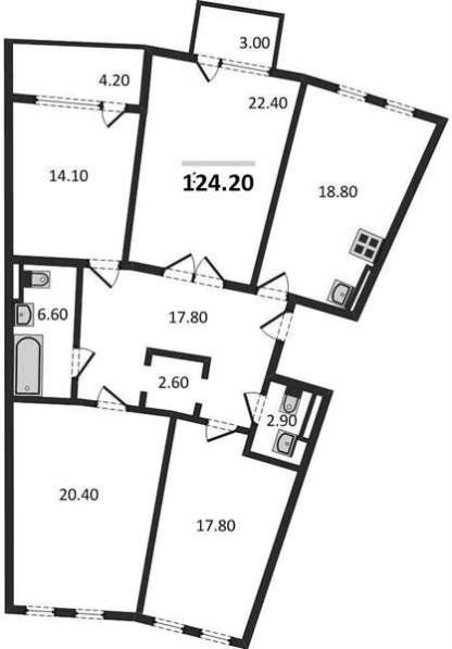 Продам четырехкомнатную квартиру в Санкт-Петербург.Жилая площадь 124,20 кв.м.Этаж 3. в Санкт-Петербурге