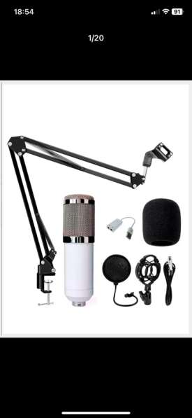 Конденсаторный микрофон ВМ-800 с поп-фильтром в Ижевске