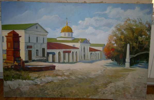 Картина Спасо-Преображенская церковь в Гостином ряду, холст в Ставрополе фото 5