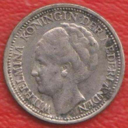 Нидерланды Голландия 10 центов 1941 г №2 серебро в Орле