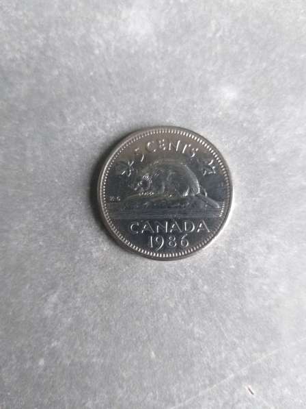 5 центов 1986 год Канада