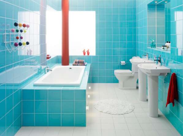 Ремонт ванных комнат ПВХ панелями и керамической плиткой