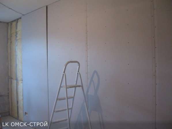 Обшивка стен ГКЛ, МДФ, ПВХ панелями в Омске фото 19