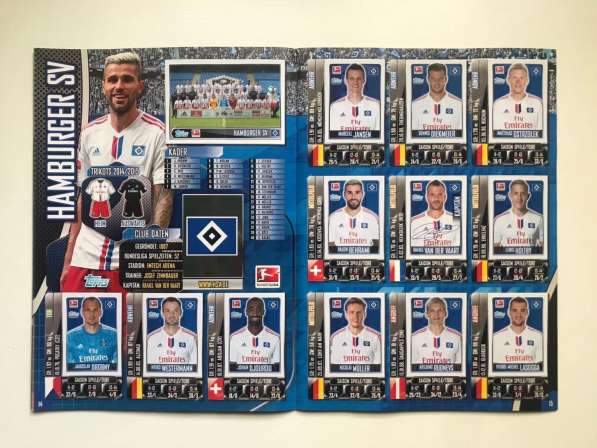 Panini / TOPPS Полный Альбом Бундеслига 2014-2015 в Москве фото 19