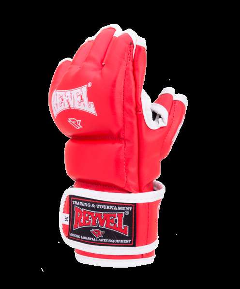 Перчатки ММА, кожзам, красный в Сочи