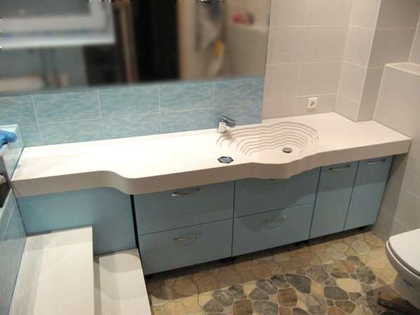 Столешницы для ванных комнат из жидкого гранита GraniStone в Майкопе