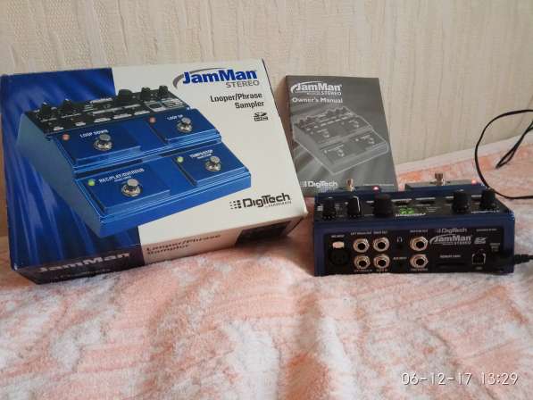 JamMan stereo. Looper/Phrase Sampler Digitech в Екатеринбурге фото 3