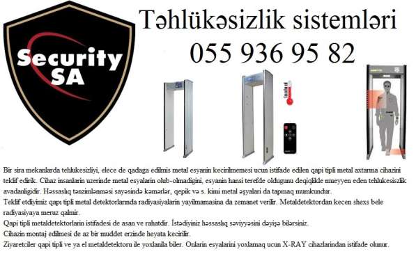 ❈Metal detektor: qapi tipli❈