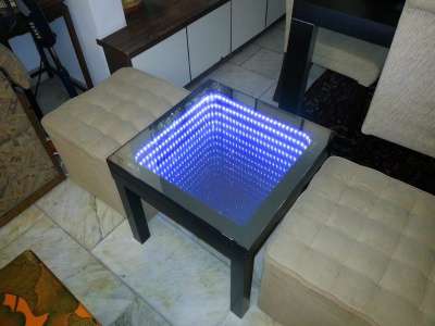LED Стол (Диодный стол с эффектом бескон