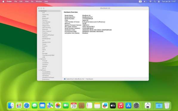Macbook Air 13 2020 m1 16gb 512gb в Новосибирске фото 5