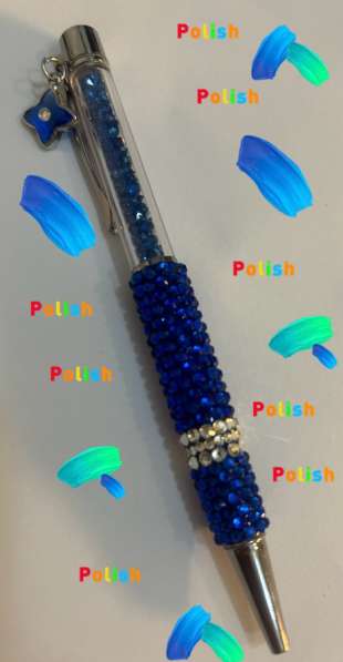 Ручка со стразами