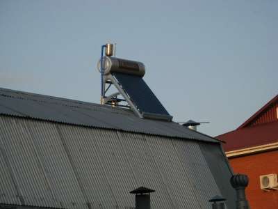 Солнечный водонагреватель для дачи 150 литров в Анапе