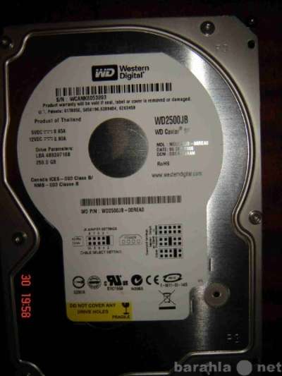 жесткий диск Western Digital WD2500JB