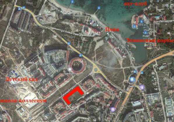 Квартира на Античном проспекте без посредников в Севастополе