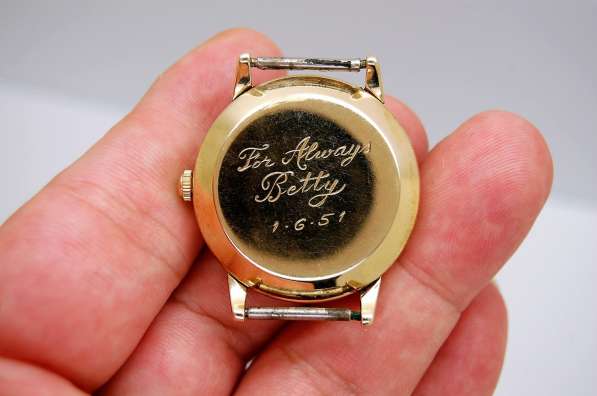 Золотые винтажные мужские часы 14k Omega Automatic в Москве фото 7