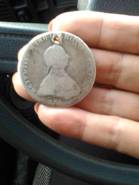 Монета 1762 года Петра 3, серебро