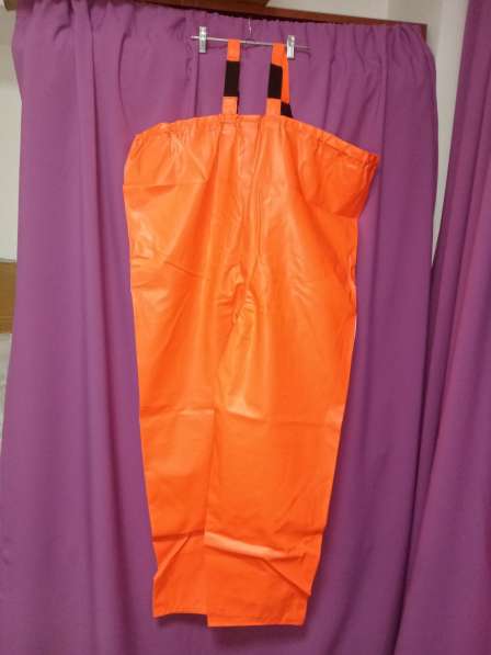 Влагозащитные брюки из ПВХ, оранжевый, Р 56-58/176