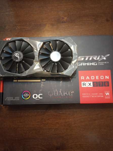 Видеокарты Radeon RX 570/4 Gb ASUS ROG-Strix