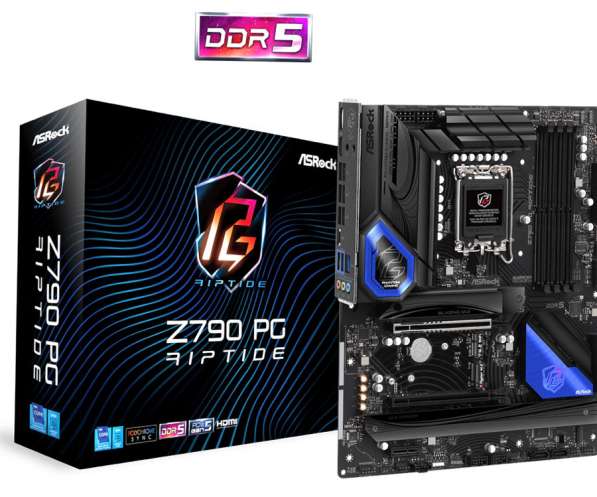 Материнка новая ASRock PG Riptide Z790 DDR5 PCIe 5.0 Gen5