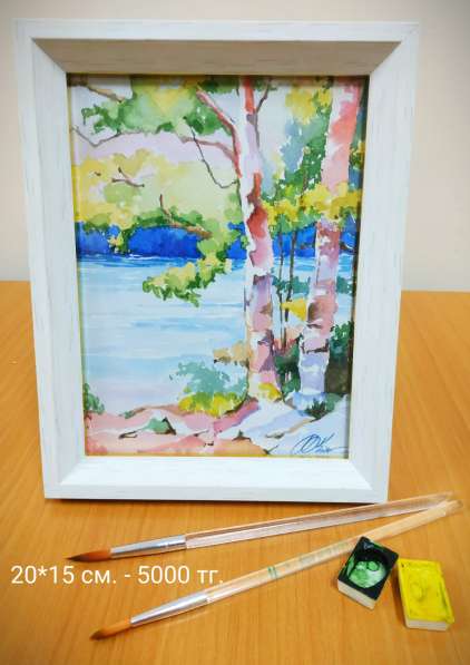 Картины акварель в фото 9