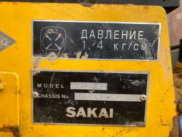 Продам каток Sakai SV512TF,Япония, вес 13.5 тн Цена 2 199т.р в Москве фото 10