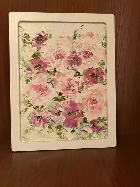 Картина маслом РОЗЫ