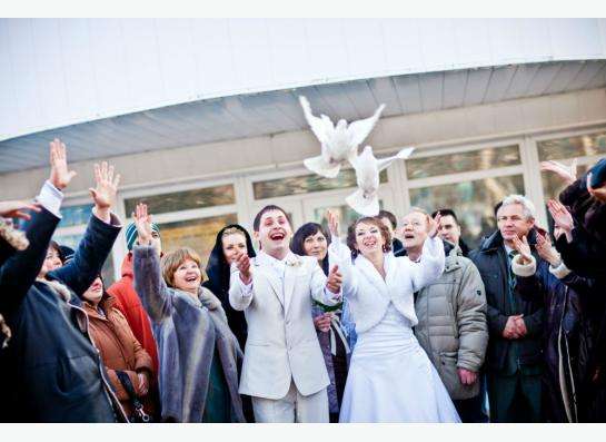Свадебные голуби в Екатеринбурге