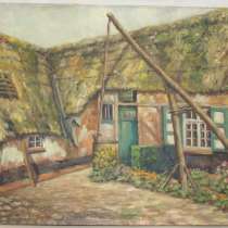 Картина старинная Дом (X439), в Москве