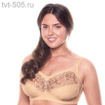 Бюстгальтер 675BN без каркасов Золотые искры Трибуна. Размер: 105F, Бренд: ТРИБУНА (РОССИЯ), Цветовая гамма: Золотые искры (БЮСТГАЛЬТЕРЫ), в Москве