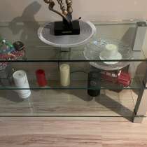 Стеклянная стойка под ТВ, в Москве