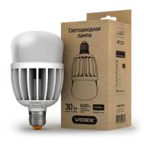 Светодиодная лампа (LED) Videx A80 30W E27 6000K 220V матова, в г.Чугуев