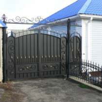 Кованные ворота, в Хабаровске