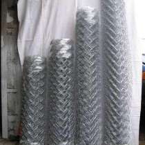 Сетка Рабица оцинкованная в рулонах, в Тихвине