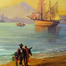 Картина маслом копия Айвазовский «Неаполитанский залив», в Москве