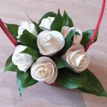 Съедобные розы из мастики с кокосовой начинкой, в Красноярске