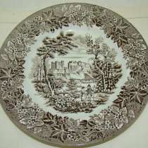 Тарелка фаянсовая Castles винтажная (V952), в Москве