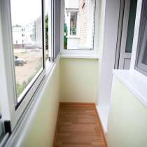 Окна из алюминия для балкона в хрущевке, в Подольске