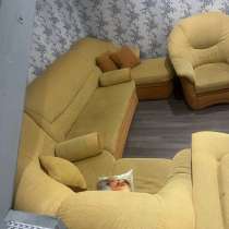Продаю диван с креслами, в Краснодаре