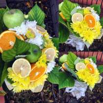 Праздничные букеты из фруктов и цветов!!!, в г.Луганск