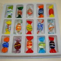 Конфеты стеклянные набор 15 шт. (X482), в Москве