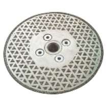 Круг алмазный (2-х сторонний треугольник) для мрамора М14 диам. 125мм корона, в Москве