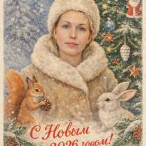 Рождественская открытка, в г.Астана