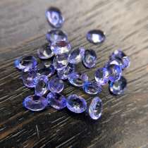 Танзанит натуральный, 4х3мм, россыпь, овал, в Москве