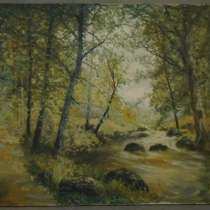 Картина старинная пейзаж (X402), в Москве