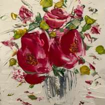 Картина малом Цветы Мастихином, в Москве