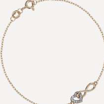 Золотой браслет с 12 фианитами, в Кисловодске